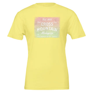 'Cross Mountain' Medjugorje Pastel T-Shirt