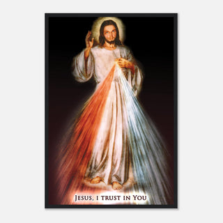 'Jesus, I Trust in You' Divine Mercy Framed Print - view 13