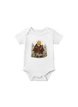 St. Padre Pio Baby Onesie