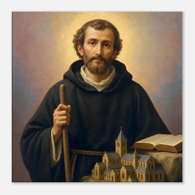 St. Hadelin - Devotional Canvas
