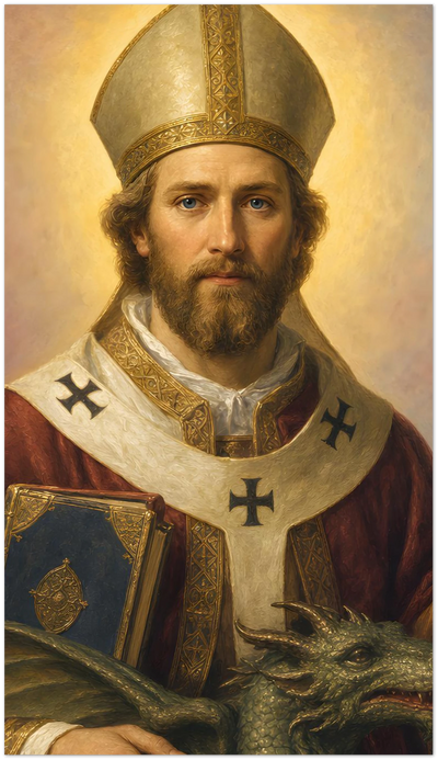 St. Romanus of Rouen Holy Cards