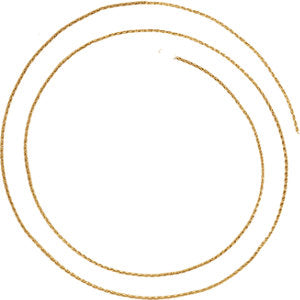 24-inch Baby Wheat Chain with Spring Ring - 14K Yellow Gold