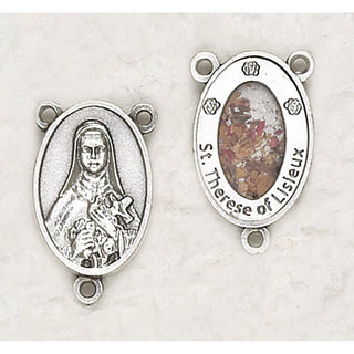 Bulk Saint Therese with Flowers Rosary Center