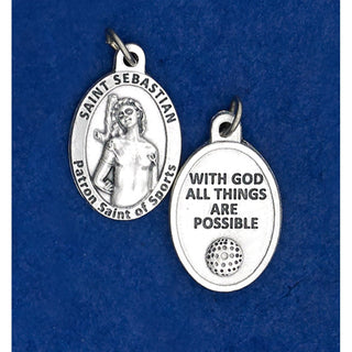 Bulk Saint Sebastian Sports Medals - Golf