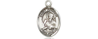 Pewter Saint Andrew the Apostle Medal Engraved Catholic Saint Jewelry