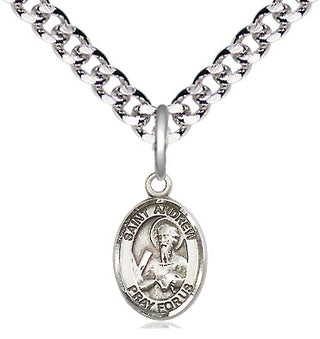 Pewter Saint Andrew the Apostle Medal Religious and Catholic Jewelry Engraved Catholic Saint Jewelry