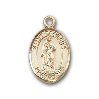 Gold-Filled Saint Barbara Pendant