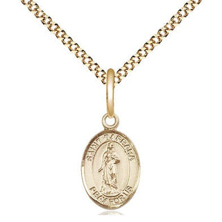 Gold-Filled St. Barbara Pendant