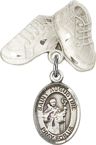 Sterling Silver Baby Boots St. Augustine Baby Badge - Engravable