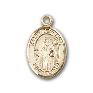 Gold-Filled Saint Benedict Pendant