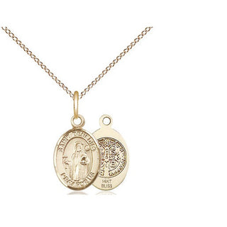 14kt Gold Saint Benedict Medal