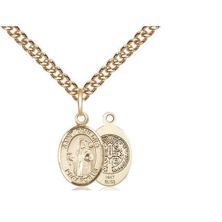 14kt Gold Saint Benedict Medal