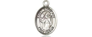 Pewter Saint Boniface Medal Engraved Catholic Saint Jewelry