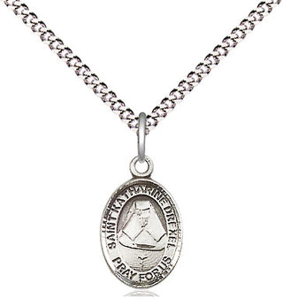 Pewter Saint Katharine Drexel Medal Religious and Catholic Jewelry Engraved Catholic Saint Jewelry