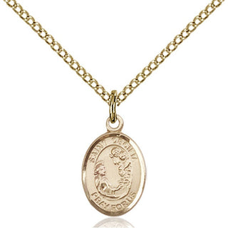 Gold-Filled St. Cecilia Pendant