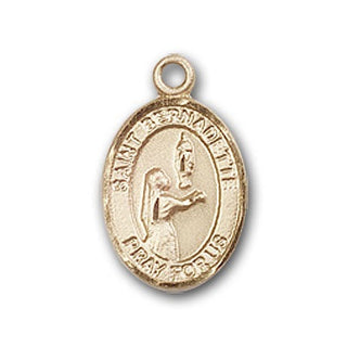 Gold-Filled Saint Bernadette Pendant