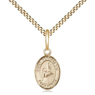 Gold-Filled St. Bernadette Pendant