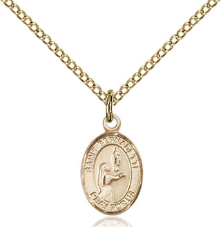 Gold-Filled St. Bernadette Pendant