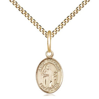 Gold-Filled St. Brendan the Navigator Pendant