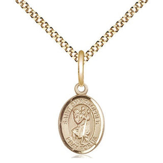 Gold-Filled St. Christopher Pendant