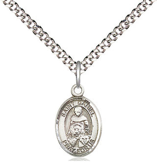 Pewter Saint Daniel Medal Religious and Catholic Jewelry Engraved Catholic Saint Jewelry