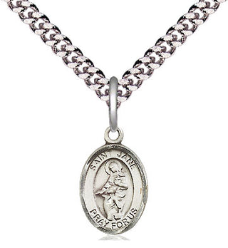 Pewter Saint Jane of Valois Medal Religious and Catholic Jewelry Engraved Catholic Saint Jewelry