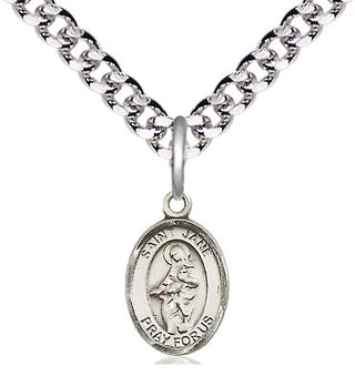 Pewter Saint Jane of Valois Medal Religious and Catholic Jewelry Engraved Catholic Saint Jewelry