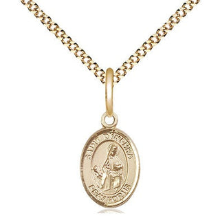 Gold-Filled St. Dymphna Pendant