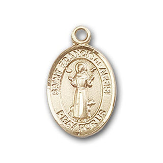 Gold-Filled Saint Francis of Assisi Pendant