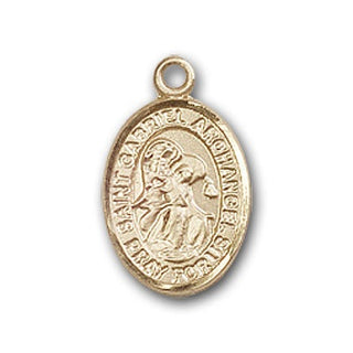 Gold-Filled Saint Gabriel the Archangel Pendant