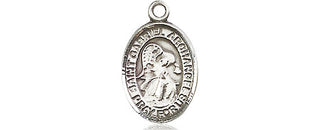 Pewter Saint Gabriel the Archangel Medal Engraved Catholic Saint Jewelry