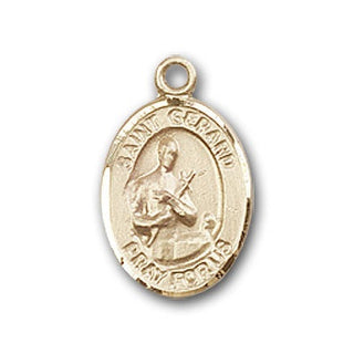 Gold-Filled Saint Gerard Majella Pendant