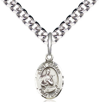 Pewter Saint Gerard Majella Medal Religious and Catholic Jewelry Engraved Catholic Saint Jewelry