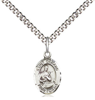 Pewter Saint Gerard Majella Medal Religious and Catholic Jewelry Engraved Catholic Saint Jewelry