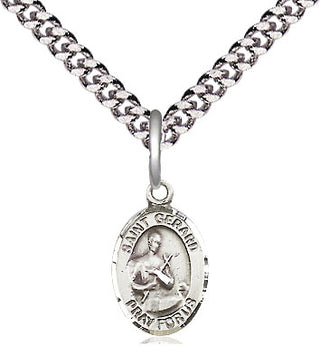 Pewter Saint Gerard Majella Medal Religious and Catholic Jewelry Engraved Catholic Saint Jewelry