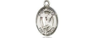 Pewter Saint Helen Medal Engraved Catholic Saint Jewelry