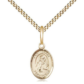 Gold-Filled St. Isidore of Seville Pendant
