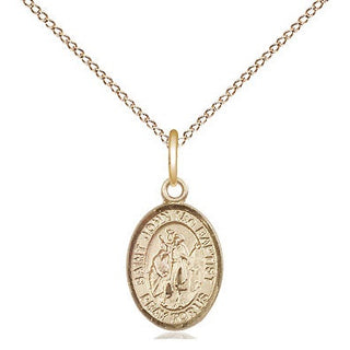 Gold-Filled Saint Genevieve Pendant - SALE