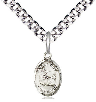 Pewter Saint Joshua Medal Religious and Catholic Jewelry Engraved Catholic Saint Jewelry