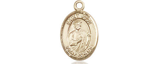 14kt Gold Filled Saint Jude Medal Engraved Catholic Saint Jewelry
