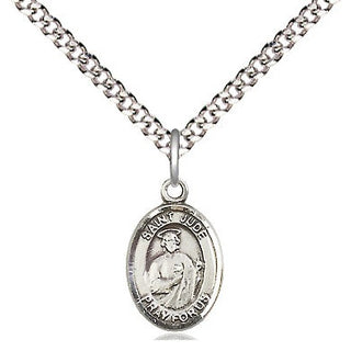 Pewter Saint Jude Medal Religious and Catholic Jewelry Engraved Catholic Saint Jewelry