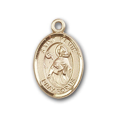 Gold-Filled St. Kevin Pendant