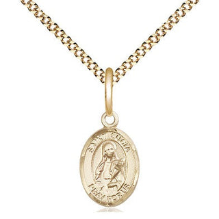 Gold-Filled St. Lucia of Syracuse Pendant