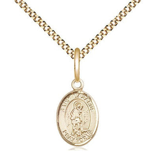 Gold-Filled St. Lazarus Pendant