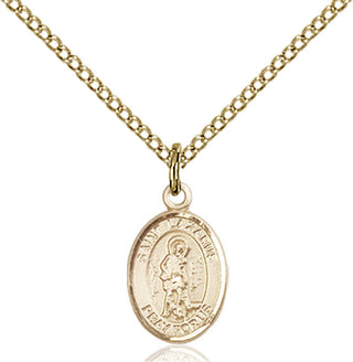 Gold-Filled St. Lazarus Pendant