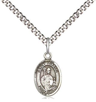 Pewter Saint Kilian Medal Religious and Catholic Jewelry Engraved Catholic Saint Jewelry