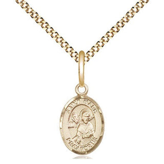 Gold-Filled St. Mark the Evangelist Pendant