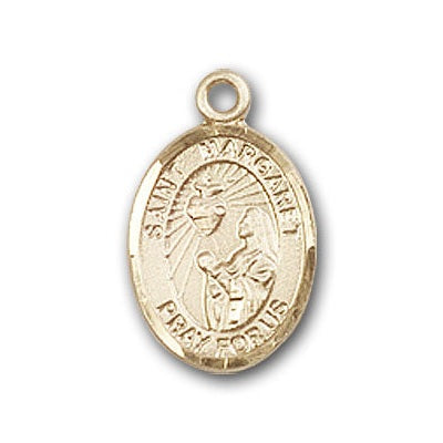 Gold-Filled St. Margaret Mary Alacoque Pendant
