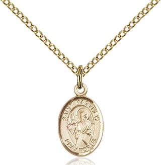 Gold-Filled St. Matthew the Apostle Pendant