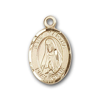 Gold-Filled Saint Martha Pendant
